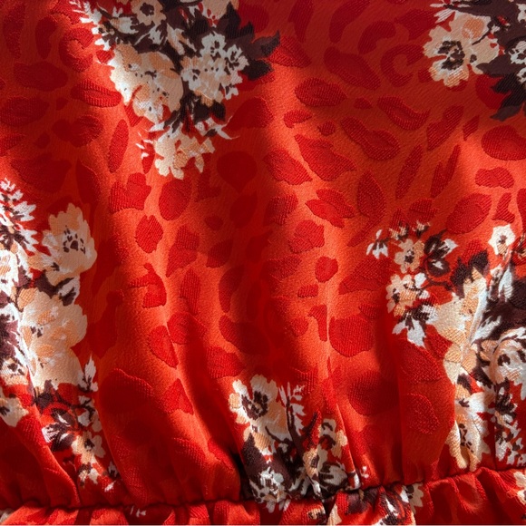 Floral Red Dress - Picture 8 of 12